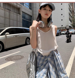 Plaid Spring and Autumn Lazy Style Temperament Sunscreen Shirt Jacket