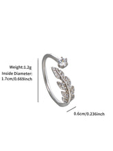 Load image into Gallery viewer, Forest Leaf Index Finger Ring
