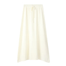 Load image into Gallery viewer, Drawstring tie slimming soft waxy knitted skirt
