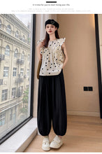 Load image into Gallery viewer, Ice silk lazy casual sunscreen leggings cotton and linen bloomers
