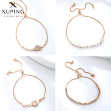 Load image into Gallery viewer, 18k Gold Plated Adjustable Box Chain Bracelet
