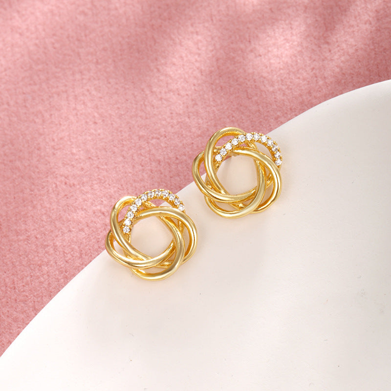 Sweet Small Fresh Flower Earrings
