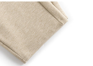 Cashmere granny wool cigarette pants