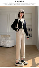 Load image into Gallery viewer, Cashmere granny wool cigarette pants
