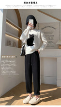 Load image into Gallery viewer, Cashmere granny wool cigarette pants
