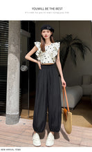 Load image into Gallery viewer, Ice silk lazy casual sunscreen leggings cotton and linen bloomers
