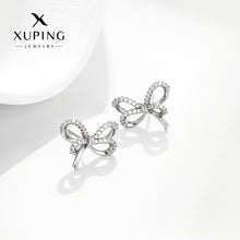 Load image into Gallery viewer, Two Ways Bow Long Tassel Earrings
