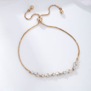 18k Gold Plated Adjustable Box Chain Bracelet