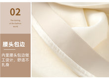 Load image into Gallery viewer, Satin dark pattern jacquard slimming and drapey A-line fishtail skirt
