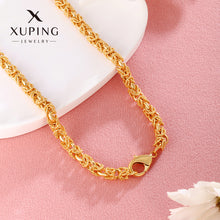 Load image into Gallery viewer, Gold-Plated Men&#39;s Cloth Pattern Necklace
