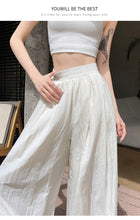 Load image into Gallery viewer, Ice silk lazy casual sunscreen leggings cotton and linen bloomers
