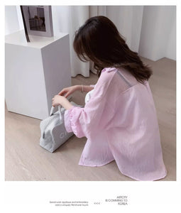 Thin versatile chiffon sun protection shirt