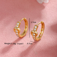 Load image into Gallery viewer, Gold-Plated Niche Love Earrings
