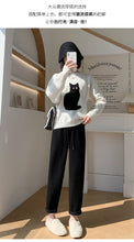 Load image into Gallery viewer, Cashmere granny wool cigarette pants
