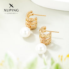 Load image into Gallery viewer, Gold Plated Pearl Earrings
