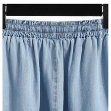 Load image into Gallery viewer, Slimming ice silk straight loose thin high waist shorts
