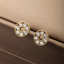 Load image into Gallery viewer, 14K Gold Plated Compact Earrings
