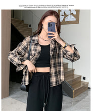 Load image into Gallery viewer, Petite Niche Vintage Versatile Loose Sun Shirt
