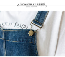 Load image into Gallery viewer, versatile denim suspender skirt
