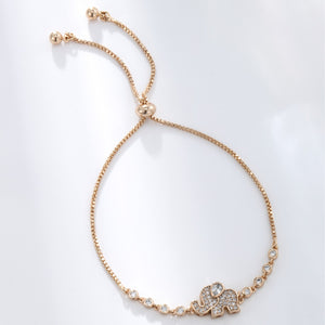 18k Gold Plated Adjustable Box Chain Bracelet