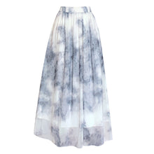 Load image into Gallery viewer, Tie-dye ink printing skirt elastic waist high waist a-line skirt umbrella skirt
