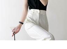 Load image into Gallery viewer, High Quality French Chiffon Shirt Halter Neck Off Shoulder Top
