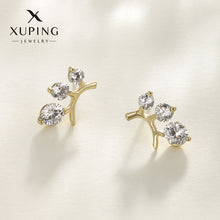 Load image into Gallery viewer, Gold Plated Light Weight Brass Stud Earring
