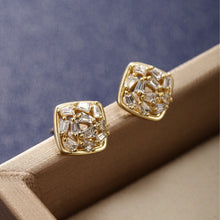 Load image into Gallery viewer, 14K Gold Plated Compact Earrings
