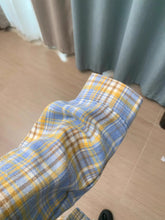 Load image into Gallery viewer, American retro plaid long sleeve loose casual shirt jacket
