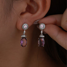 Load image into Gallery viewer, New Purple Temperament  Earrings
