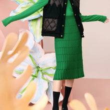 Load image into Gallery viewer, High-waisted knitted straight leg slimming and hip-hugging skirt
