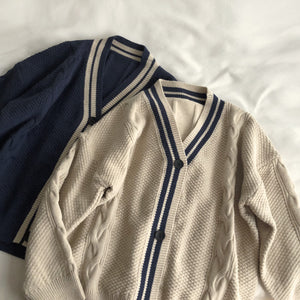 College style age-reducing outer long-sleeved loose-fitting jacket