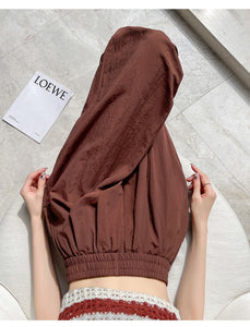 Ice silk lazy casual sunscreen leggings cotton and linen bloomers