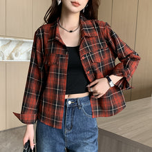 Load image into Gallery viewer, Petite Niche Vintage Versatile Loose Sun Shirt
