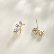 Load image into Gallery viewer, Gold Plated Light Weight Brass Stud Earring
