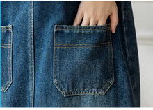 Load image into Gallery viewer, versatile denim suspender skirt
