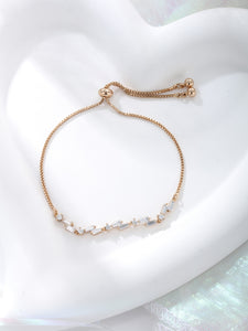 18k Gold Plated Adjustable Box Chain Bracelet