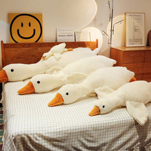 Load image into Gallery viewer, （HOT) Foreign Trade Big White Geese Soothing Pillow for Girls Sleeping Leg-Supporting Pillow Plush Toy Swan Cushion Children&#39;s Gift
