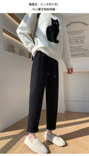 Load image into Gallery viewer, Cashmere granny wool cigarette pants
