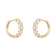 Load image into Gallery viewer, Fashion Cubic Zircon Hoop Earrings
