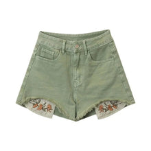 Load image into Gallery viewer, Cool Girls Embroidered Denim Shorts
