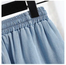 Load image into Gallery viewer, Slimming ice silk straight loose thin high waist shorts

