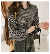 Load image into Gallery viewer, New Women&#39;s Loose BF Lantern Long-sleeved Shirt
