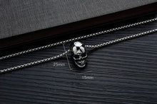 Load image into Gallery viewer, Street Fashion Skull Stainless Steel Necklace
