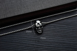 Street Fashion Skull Stainless Steel Necklace