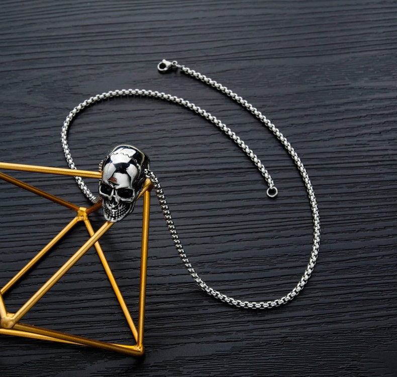 Street Fashion Skull Stainless Steel Necklace