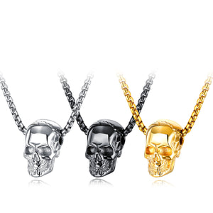 Street Fashion Skull Stainless Steel Necklace