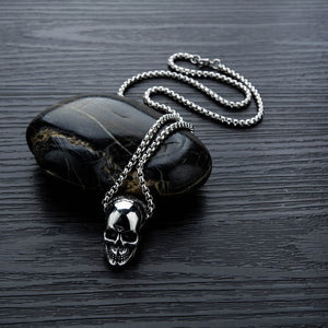 Street Fashion Skull Stainless Steel Necklace