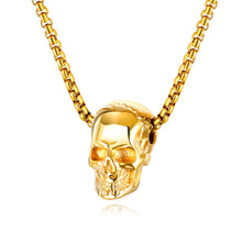Load image into Gallery viewer, Street Fashion Skull Stainless Steel Necklace
