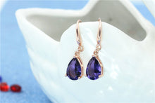 Load image into Gallery viewer, 4 Leaves Amethyst Necklace Set
